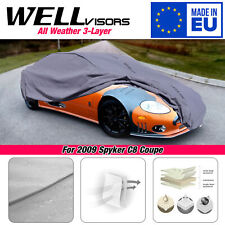WELLvisors Water Resistant Car Cover 3-6898615ACE For 2009-2009 Spyker C8 Coupe picture