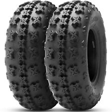 Set 2 21x7-10 Sport Quad ATV Tires 4Ply 21x7x10 Heavy Duty Tubeless Racing Tires picture