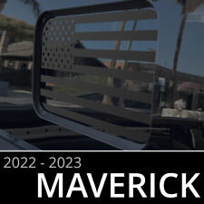 BocaDecals 2022-2024 Ford Maverick Rear Middle Window American Flag Decal picture