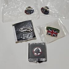 5 Vtg TVR 300M Griffith Sports Car Metal Logo Badge British Club Lapel Pin LOT picture