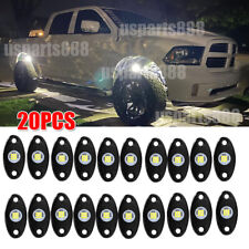 20pcs LED Rock Light Pods Fender Underbody Lamp Kit Fit Dodge Ram 1500 2500 3500 picture