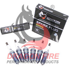 DRAGON FIRE PERFORMANCE IRIDIUM Spark Plug Set for Ford Lincoln Turbo V6 SP580 picture