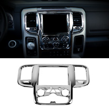 For 2011-17 Dodge RAM 1500 Chrome Center Control Navigation Dashboard Cover Trim picture