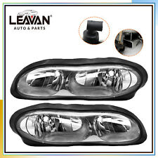 Headlights Assembly For 1998-2002 Chevy Camaro Z28 2-Door Chrome Housing Set picture