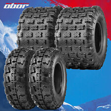 Full Set 4 AT 21X7-10 20X11-9 Sport ATV Tires 6PLY OBOR Advent GNCC Race Tires picture