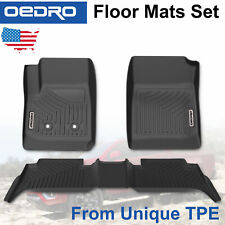 3D All Weather Floor Mats for 2015-2022 Chevrolet Colorado GMC Canyon Crew Cab picture