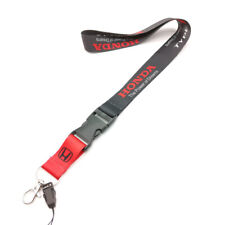 Black Nylon Lanyard with Red H Logo Key Chain Key Ring Pendant for Honda Type R picture