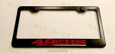 49ERS San Francisco NFL Stainless Steel License Plate Frame Holder Rust Free picture