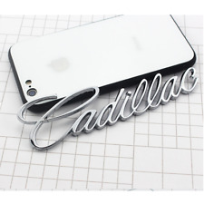 1X RED Gold Silver Matte Black Cadillac TRUNK BADGE Car Rear Trunk Lid Emblem  picture