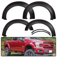 Fit For 15-17 Ford F150 F150 Styleside Pickup Pocket Rivet Style Fender Flares picture