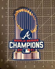 2021 World Series Atlanta Braves Trophy Champions Vinyl Sticker 6