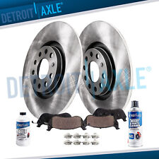 9.96“ (253mm) Rear Brake Rotors Rotor + Brake Pads for VW Jetta Audi A3 Quattro picture