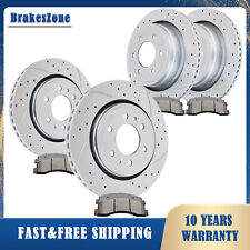 350mm Front & 348mm Rear Disc Rotors Pads for Ford F-150 6-Lug 2012-2020 Brakes picture