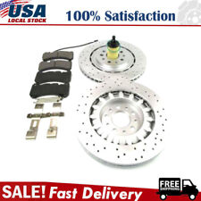 For Maserati Ghibli Quattroporte Front Brake Pads & Rotors Free Oil Filter Us picture