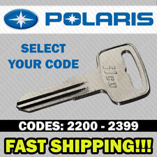Polaris ATV Ranger RZR Snowmobile Key Cut to Your Code 2200 - 2398 picture