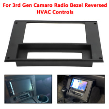 For 3rd Gen Camaro Double Din Radio Bezel Reversed HVAC Controls Dash Part 82-92 picture