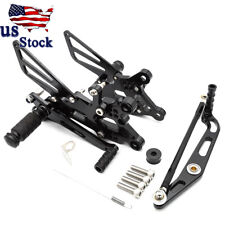 CNC Adjustable Rearsets Foot Rest Peg Rear Set For Yamaha YZF R6 2006-2015 2016 picture