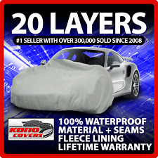 20 Layer Car Cover Indoor Outdoor Waterproof Breathable Layers Fleece Lining 609 picture