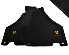 Floor Mats For Ferrari 360 Modena With Ferrari Emblem Black Carpets Set LHD NEW picture