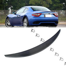 Real Carbon Fiber Rear trunk Wing Lip Spoiler For Maserati GranTurismo GTS 2008+ picture