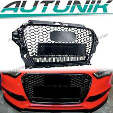 Fit 2013-2016 Audi A3 S3 8V Front Bumper Grille Grill Honeycomb RS3 Style picture