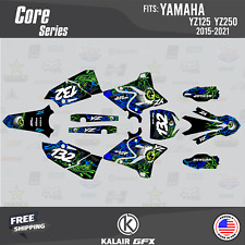 Graphics Kit for Yamaha YZ 125 250 (2015-2021) YZ125 YZ250 Core - BLUE picture