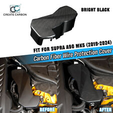 Dry Carbon Fiber Engine Room Wire Protection Cover For Toyota Supra MK5 A90 picture