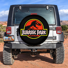 Jurassic Park Printed Leather Spare Tire Cover picture