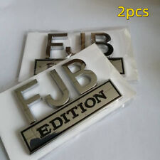 2PCS FJB Edition 3D Letters Emblem Badge Truck SUV Van Car Decal Bumper Sticker picture