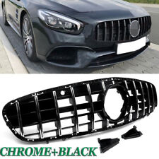 Chorme + Black Front Grille For Mercedes Benz R231 GT GTR Style Grill 2017-2020 picture