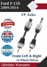 New OE Front Left & Right CV Axle For 2009-2014 Ford F-150 4WD Lifetime Warranty picture