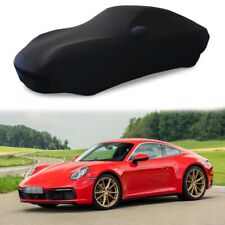 Car Cover Indoor Stretch Dust-proof Black Custom For Porsche 911 Carrera Coupe picture