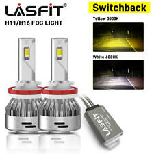 LASFIT 2pcs Switchback H11 H16 H8 LED Fog Light Bulbs Dual Color Yellow White picture