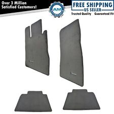 OEM Q-6-68-0548 Carpeted Floor Mats Mercedes Benz Embroidered Ash Gray for MB picture