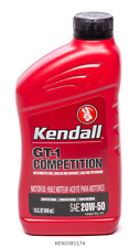 Fits Kendall Oil Kendall 20w50 GT-1 High Performance Oil 1qt 1081174 picture