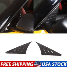 2PCS Carbon fiber ABS anti-wind buffeting deflector for Toyota Supra A90 2019-22 picture