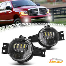 For 2002-2008 Dodge Ram 1500 2500 3500 Bumper Driving Fog Lights Lamps Pair picture