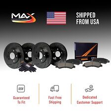 [Front + Rear] Max Brakes Elite XDS Rotors with Carbon Ceramic Pads KT001183 picture