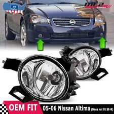 For Nissan Altima 05-06 Factory Replacement Fog Lights + Wiring Kit Clear Lens picture