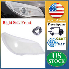1pc Right Side Front Headlight Lens Cover+Seal Glue For Buick Enclave 2013-2017 picture