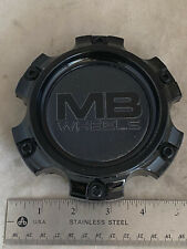 NEW MB Motoring Gloss Black Wheel Rim Hub Cover 6 Lug Cap 5372-61397 CAP5372 picture