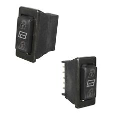 2x Universal Car Power Door Lock/Unlock Switch Spring Return Hoist 5-Pin DPDT picture