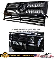 G-Class W463 G-Wagon G63 AMG All Black Grille G550 G55 All Black Star G500 Parts picture