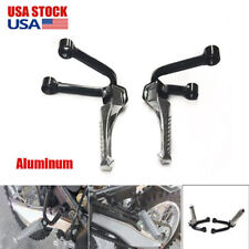 US Motorcycle Cross-country Refit Rear Passenger Foot Pegs Pedal Bracket Stand picture
