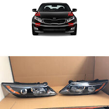 Halogen Headlight Assembly Pair for 2014 2015 Kia Optima Left Right US w/ Bulbs picture