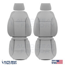 Replacement Fits 2004 - 2009 Saab 9-3 Driver Passenger Gray Vinyl Seat Covers picture
