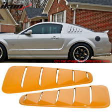 Clearance Sale Fits 05-09 Ford Mustang OE Style Quarter Window Louver U3 Orange picture