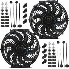 DUAL 13 INCH 12V 90W PUSHER PULLER ELECTRIC AUTOMOTIVE RADIATOR COOLING CAR FAN picture