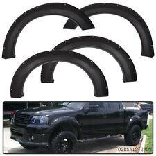 Fit For 04-08 Ford F150 Textured Pocket River Style Bolt On Fender Flares New picture