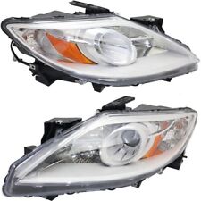 Headlight Pair For 10-12 Mazda Cx-9 Halogen Headlight Driver and Passenger picture